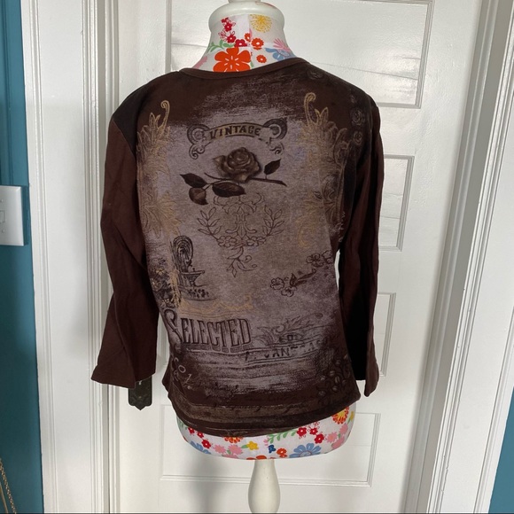 French Rhinestone Tee - Picture 3 of 4